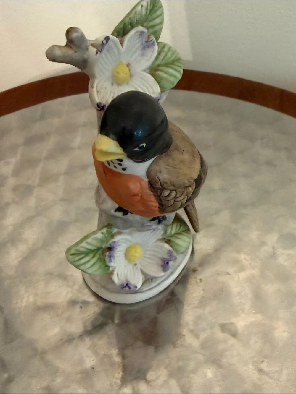 Vintage porcelain Robin figure